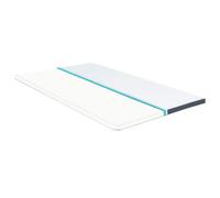 Surmatelas Box Spring 200 x 120 x 5 cm Douceur moyenne avec housse lavable | Housse zippée amovible, tissu résistant en cuir, couche supplémentaire durable, utilisation exclusive box spring