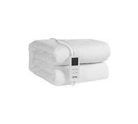 Surmatelas Chauffant 195x165cm Minuterie De 12 Heures Amovible Et Lavable