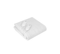 Mesko MS7420 Surmatelas Chauffant 2 Places 150x160cm, 3 Niveaux de Température, Chauffage Rapide, Chauffe Lit Electrique Double, Lavable, Protection Contre la Surchauffe, Blanc, 120W