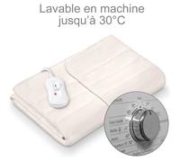 Surmatelas Chauffant Électrique - CELLUSTOP - 150 x 80 cm - 3 Niveaux de Température - Télécommande - 60 W