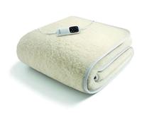 Surmatelas Chauffant - Imetec - 1 Place 100% Laine et Mérinos, 150 x 80 cm - Chauffage Rapide-6 Températures -Température Constante