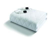 Imetec Surmatelas Chauffant 2 Places Adapto Maxi, 195x165 cm - 6 Températures, Tissu Matelassé Hypoallergénique, Chauffage Rapide, Température Constante, Personnalisée