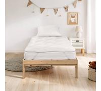 Surmatelas confort anti-acariens blanc 90X190