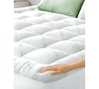 Surmatelas Confort Nuageux - Protège-Matelas Ultra-Doux, Respirant et rafraîchissant en Viscose de Bambou - 140 x 190 cm, Poches Profondes