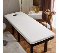 Surmatelas De Lit De Massage en Mousse À Mémoire De Forme en Latex Matelas De Salon De Beauté Matelas pour Spa Lash Couvre - Lit White 70x190cm(R)