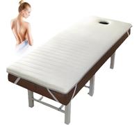 Surmatelas De Lit De Spa en Mousse à Mémoire De Forme avec Trou pour Le Visage pour Table D’esthéticienne Beige 6cm Carré Rond Trapézoïdal Appui-tête Lash Coussin De, Beige 5cm, S 70x180cm