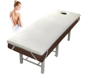 Surmatelas De Lit De Spa en Mousse à Mémoire De Forme avec Trou pour Le Visage pour Table D’esthéticienne Beige 6cm Carré Rond Trapézoïdal Appui-tête Lash Coussin De, Beige 5cm, S 70x180cm
