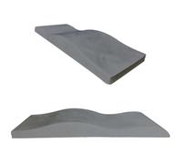 Surmatelas de lit for extensions de cils de salon de beauté en mousse à mémoire de forme pour la relaxation par le massage(Grey)
