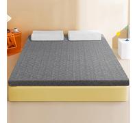 Surmatelas De Lit,surmatelas en Mousse à Mémoire De Forme Quee Size,4/8cm Slow Reboud Foam Mattress Pad TWI,surmatelas De Lit Moyennement Ferme avec Housse en Tissu Amovible E, White 4cm, 120x190cm