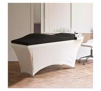 Surmatelas de massage incurvé Matelas En Mousse À Cils For Lit De Beauté, Surmatelas Incurvé For Salon, Spa, For, Mémoire Forme pour Salon(Black)