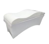 Surmatelas de massage incurvé Surmatelas de lit for extensions cils salon beauté en mousse à mémoire forme pour Salon(Beige Mattress)
