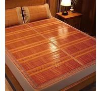 Surmatelas d'été en bambou - Tapis confortable respirant rafraîchissant absorbant la transpiration Surface de sommeil lisse pour une expérience de sommeil fraîche et relaxante.