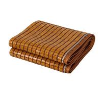 Surmatelas d'été rafraîchissant en bambou - Tapis de mahjong antidérapant respirant et absorbant la transpiration, surface lisse pliable pour un confort ultime et un contrôle de la température