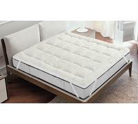 Surmatelas double face avec épaisseur moelleuse de 3 5 cm : 85 x 200 cm