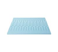 Surmatelas EGO HOME 140 x 200 cm, Hauteur 6 cm, Surmatelas 7 zones en mousse, Certifié CertiPUR EU, Surmatelas 140 x 200 cm sans housse pour lit à ressorts, matelas, lit convertible.