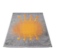 Surmatelas électrique - 5 réglages de température avec minuterie, matelas chauffant pour lit | pour maison, dortoir, appartement, voyage, hommes, femmes, adultes, personnes âgées, étudiants