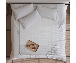 Surmatelas électrique chauffant pour 2 personnes avec 2 commandes individuelles