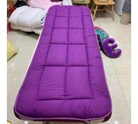 Surmatelas en coton avec trou pour le visage, violet, 70 x 190 cm, idéal pour tables, lits de cils et soins de beauté, support de tête carré/rond/trapézoïdal.