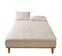 Surmatelas en coton épais - Surmatelas en gaze doux et respirant - 2 cm d'épaisseur - Chaud et pliable - Pour dortoir, lit d'amis, hôtel, utilisation à domicile (#1, 150 x 200 cm)
