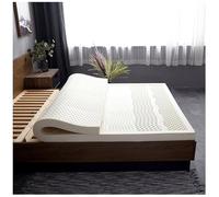 Surmatelas en latex - 10,2 cm d'épaisseur, respirant et confortable, infusion de mousse à mémoire de forme pour une meilleure qualité de sommeil