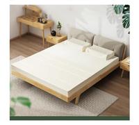 Surmatelas en Latex 100% Naturel Ferme, 1/2/3/4 Pouces, 7 Zones, Latex Naturel Biologique Vert, surmatelas pour Matelas, Soutien du Dos et des articulations, sans déformation,7.5cm,140x220cm(55x87in)