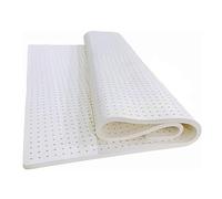 Surmatelas en latex 100 % naturel - Mousse à mémoire de forme ferme - Confort - 2,5 cm d'épaisseur - 90 x 130 cm - Durable et facile à entretenir - Idéal pour une meilleure qualité de sommeil