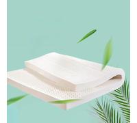 Surmatelas en latex bio naturel - Fermeté moyenne avec housse en coton biologique, sans mousse à mémoire de forme chimique pour soulager les épaules, niveau de confort 85D