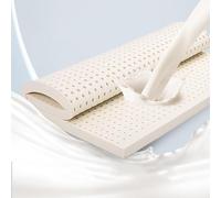 Surmatelas en latex naturel 150 × 180 cm Confort et soutien ultimes Soulagement de la pression pour les épaules, les hanches, le dos et les genoux. Dormez mieux ce soir