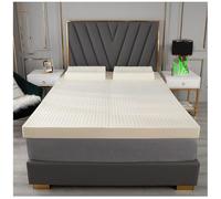 Surmatelas en latex naturel - 7 zones de soutien pour le dos et les articulations - Respectueux de l'environnement - Sans déformation