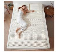 Surmatelas en latex naturel à fermeté moyenne, confort luxueux et soulagement de la pression pour les épaules, les hanches, le dos et les genoux, pour lit simple, 10 cm, solution de sommeil écologique
