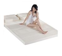 Surmatelas en latex naturel bio respirant et confortable, durable et pas facile à plier, surmatelas en mousse à mémoire de forme, matelas en latex naturel, 5,1 cm, 120 x 190 cm