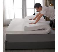 Surmatelas en latex naturel - Coussin doux de 10,2 cm pour soulager la pression - Soutien idéal pour les épaules, les hanches, le dos et les genoux - 80 x 200 cm