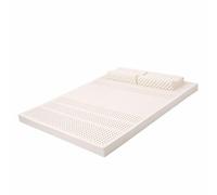Surmatelas en latex naturel de 2,5 cm, 80 x 160 cm, fermeté, moyenne, rafraîchissant et respirant, solution de sommeil écologique pour la maison, la chambre à coucher et l'hôtel
