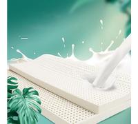 Surmatelas en latex naturel de qualité supérieure, lavable, en mousse de caoutchouc, 120 x 200 cm, respirant, hypoallergénique, parfait pour le confort et le soutien