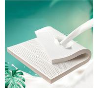 Surmatelas en latex naturel épais et doux pour soulager la pression 100 % latex bio 190 x 200 cm Parfait pour le confort et le soutien