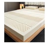 Surmatelas en latex naturel ferme moyenne de 5,1 cm d'épaisseur, respirant et confortable, soutien durable, parfait pour les lits de 120 x 200 cm, améliore la qualité du sommeil