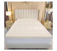 Surmatelas en latex naturel, fermeté moyenne 4 pour un sommeil frais et un soulagement de la pression, convient pour lit double, grand lit, king size 135 x 190 cm, idéal pour lits à fermeté moyenne