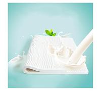 Surmatelas en latex naturel, Matelas chaud, respirant et confortable, Durable et indéformable, Avec housse zippée lavable, Sans mousse à mémoire de forme,5cm,150x200cm
