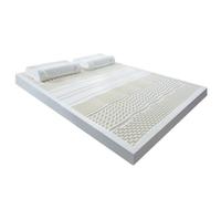 Surmatelas en latex naturel - Mousse à mémoire de forme respirante et confortable de 7,6 cm - King Size 150 x 200 cm pour une expérience de sommeil et un soutien ultimes