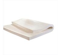 Surmatelas en latex naturel - Mousse ventilée confortable de 5,1 cm sans déformation et résistance à la compression multiple (100 cm x 120 cm) pour une meilleure qualité de sommeil