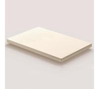Surmatelas en latex naturel pour très grand lit, en mousse souple pour soulager la pression et le soutien, coussin confortable pour la maison et la chambre à coucher (193 x 203,2 x 2,5 cm)
