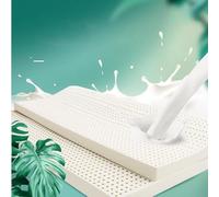 Surmatelas en Latex Naturel - Souple - 2,5 cm d'épaisseur - Taille 1 Place - Housse Bio Incluse - Dimensions : 135 x 190 cm