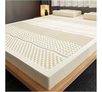 Surmatelas en latex naturel, Surmatelas Latex Fermeté Moyenne 5/7,5/10cm Avec Housse 120-200x200-220cm(7cm,180x200cm(71x79in))