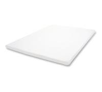 6cm Surmatelas en mousse à froid HWC-E63, Couvre-matelas, housse de matelas 180x200cm Blanc