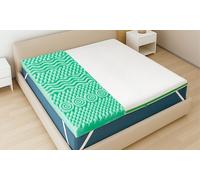 Surmatelas double fr. 140 x 200 Mousse mémoire Breeze 9 zones H 5 cm Italie