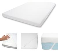surmatelas en mousse à mémoire de forme 10cm HWC-E63, Surmatelas Protège-matelas ~ 140x200cm Mousse viscoélastique
