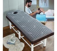 Surmatelas en mousse à mémoire de forme avec trou de respiration Tête trapézoïdale Spa Lit Matelas pour table 70 x 190 cm Épaisseur 6 cm Confortable et Soutien Sans Cadre de Lit Idée