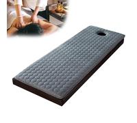 Surmatelas en mousse à mémoire de forme avec trous respirants, dessus de table antidérapant, 70 x 185 cm, idéal pour les salons de beauté et extensions de cils, style 1, épaisseur 4 cm