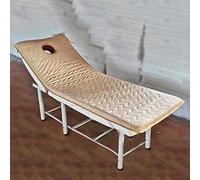 Surmatelas en mousse à mémoire de forme de 5,1 cm pour salon de beauté et spa, bande élastique avec trou de respiration pour lits carrés/rondes/trapézoïdaux 70 x 185 cm
