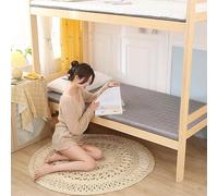 Surmatelas en mousse à mémoire de forme haute densité de 5 cm d'épaisseur, doux pour la peau, lavable, ventilé, gris, 120 x 200 cm pour un confort ultime